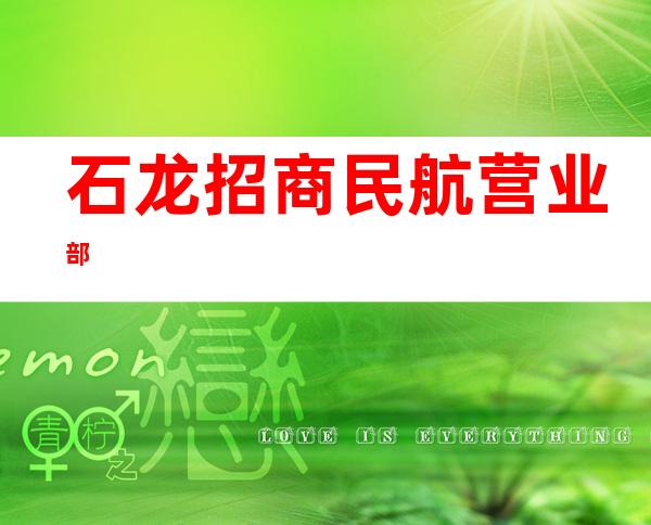 石龙招商民航营业部